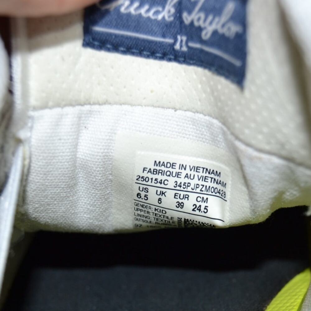 Converse All Star Chuck Taylor Unisex White Sneakers Men's 6.5 Woman's 8.5 - Picture 9 of 9